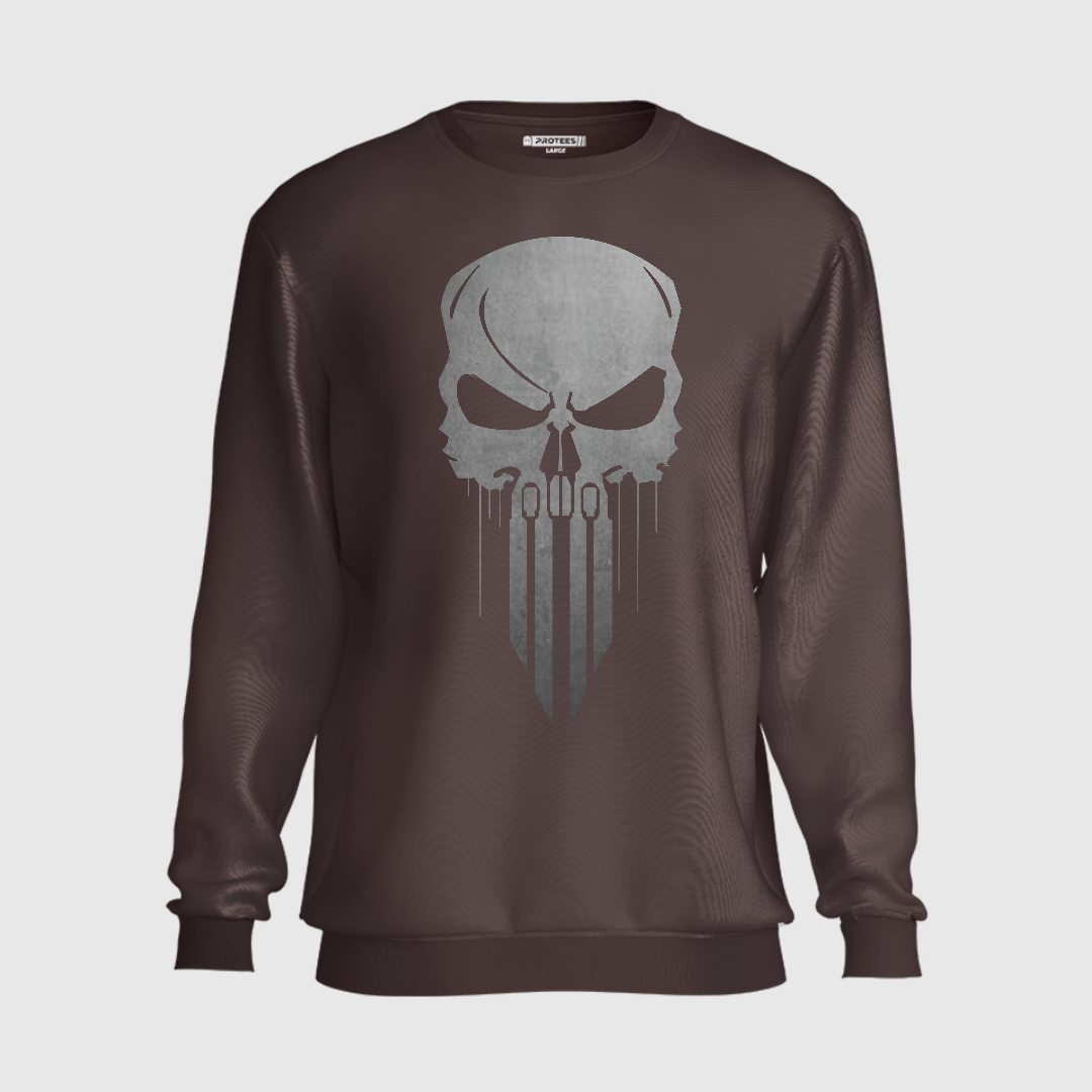DTF - FADED SKULL SWEATSHIRT