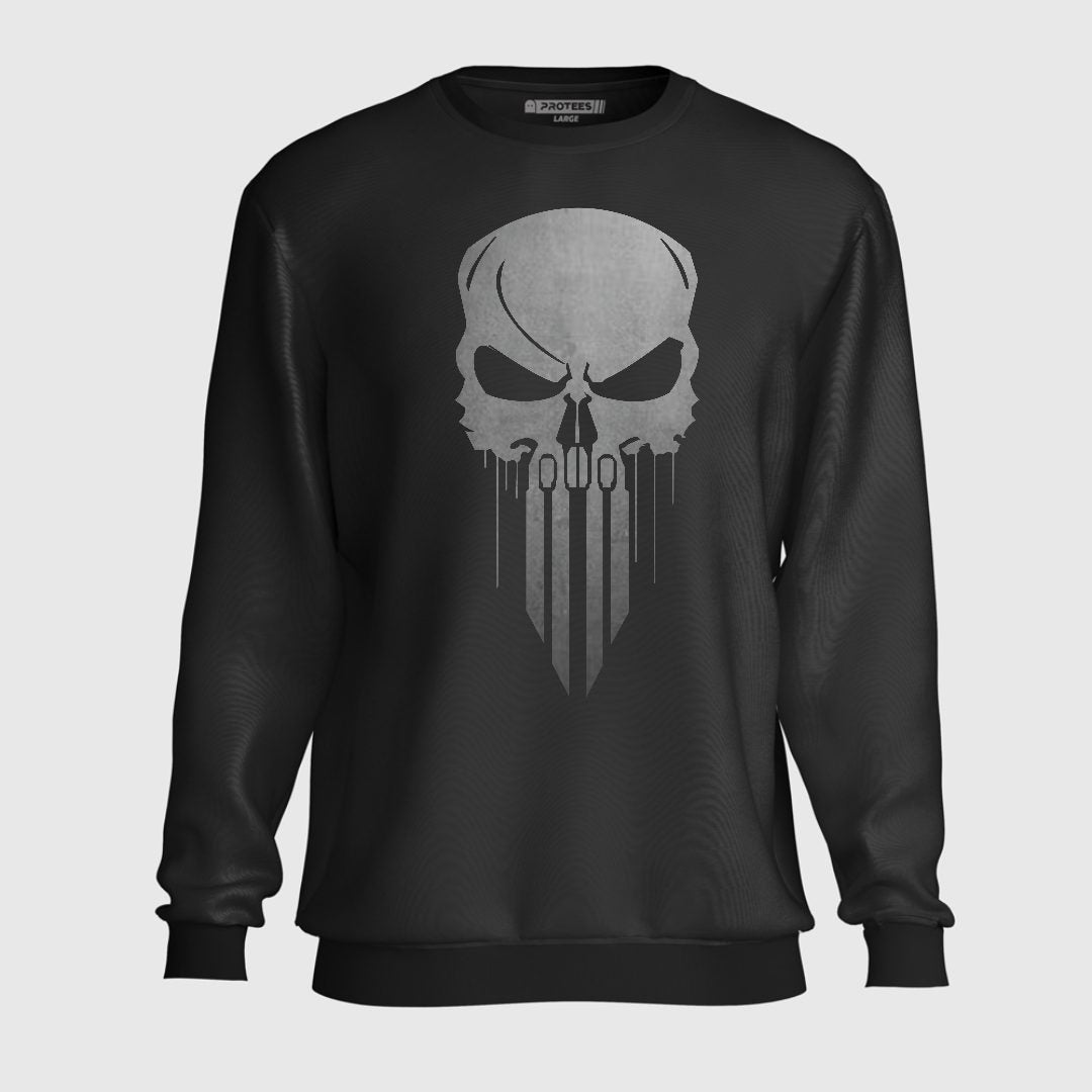 DTF - FADED SKULL SWEATSHIRT