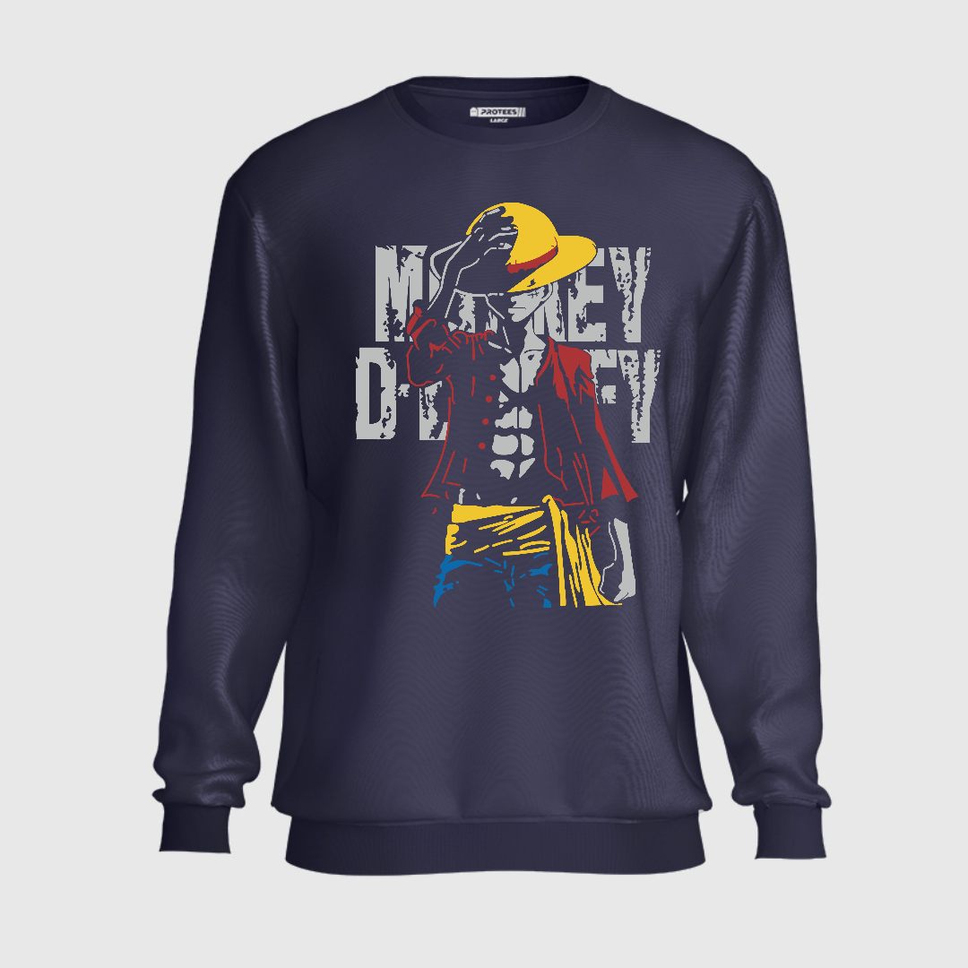 DTF - MONKEY D. LUFFY FADED SWEATSHIRT