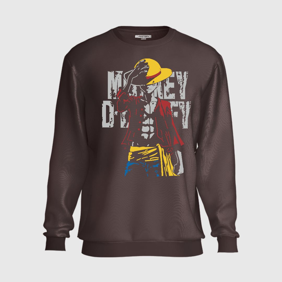DTF - MONKEY D. LUFFY FADED SWEATSHIRT