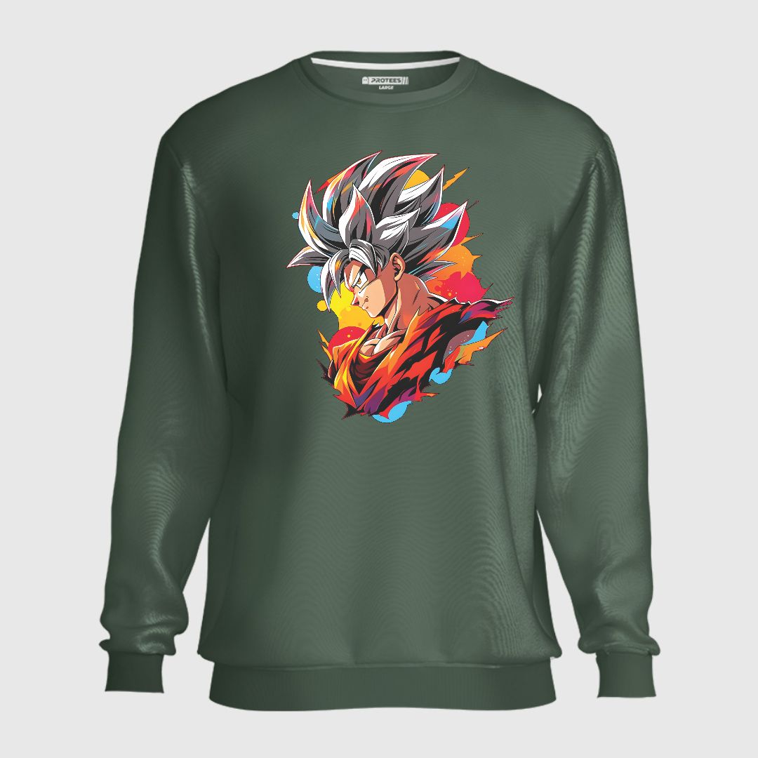 DTF - MULTI GOKU SWEATSHIRT