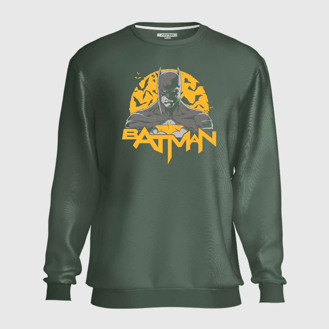 UPPER GREY BATMAN SWEATSHIRT