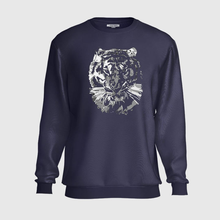 TWO TONE TIGER SWEATSHIRT