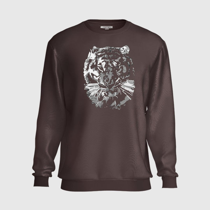 TWO TONE TIGER SWEATSHIRT
