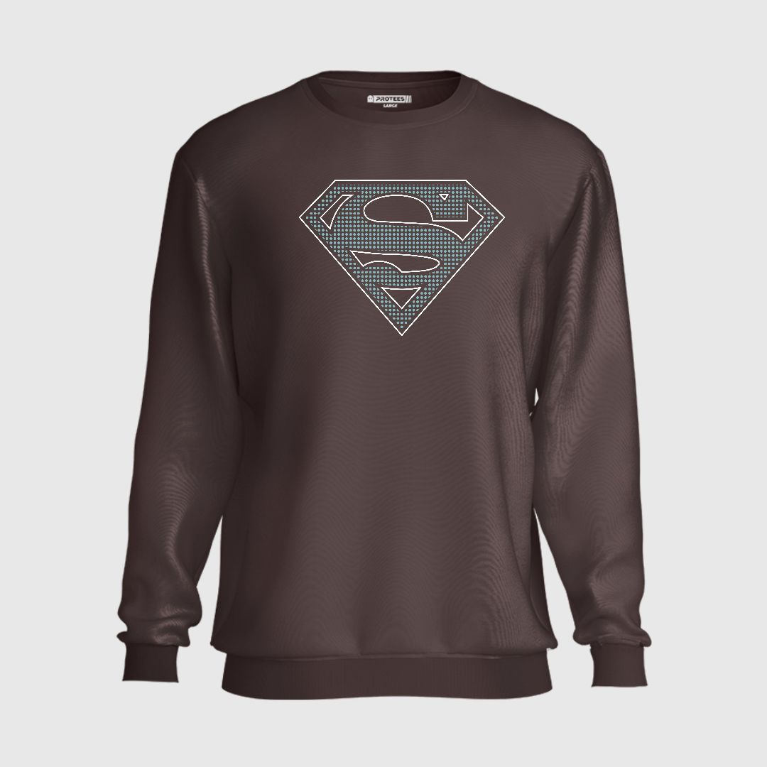 DTF - PATTERN  SUPERMAN LOGO SWEATSHIRT