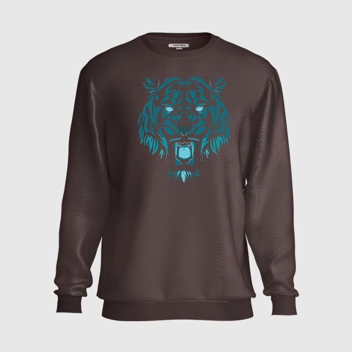 TEAL TIGER SWEATSHIRT
