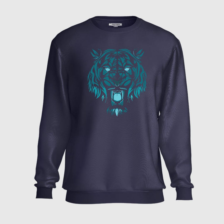 TEAL TIGER SWEATSHIRT