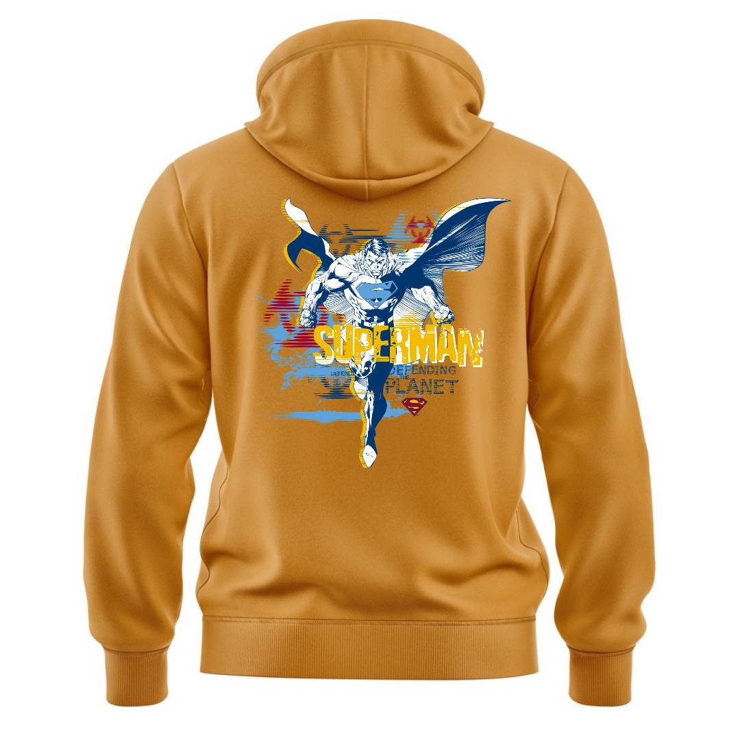 DTF - SUPERMAN DEFENDING PLANET - HOODIE