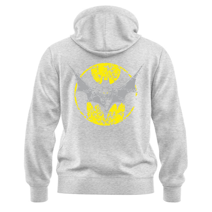 DTF - GREY YELLOW BATMAN KNIGHT IN ACTION - HOODIE