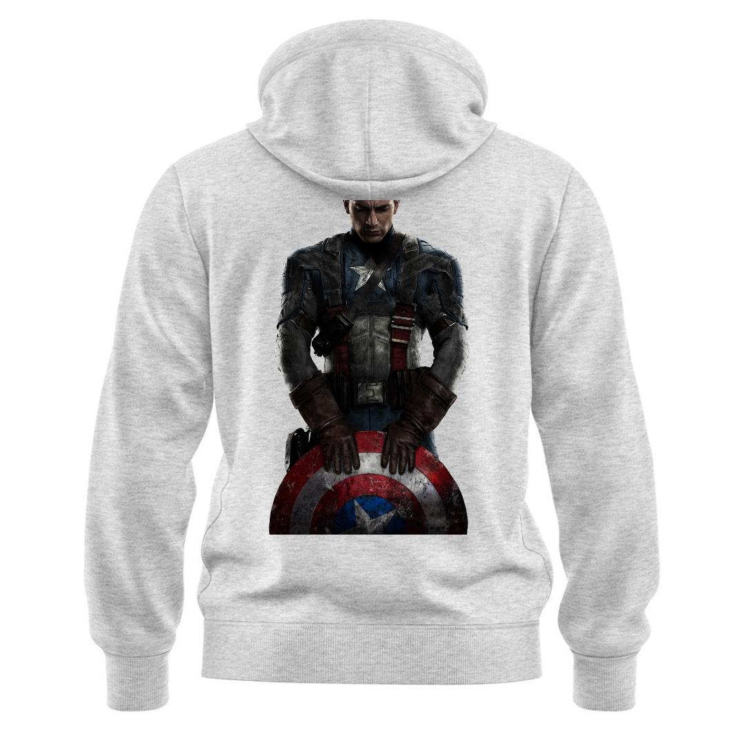 DTF - CAPTAIN AMERICA WITH SHIELD - HOODIE