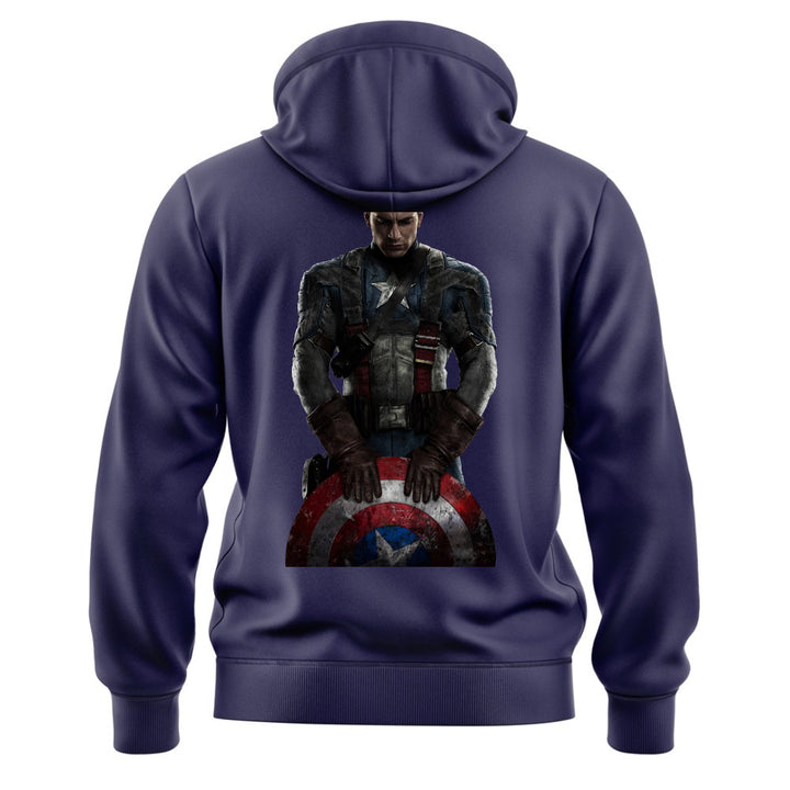DTF - CAPTAIN AMERICA WITH SHIELD - HOODIE
