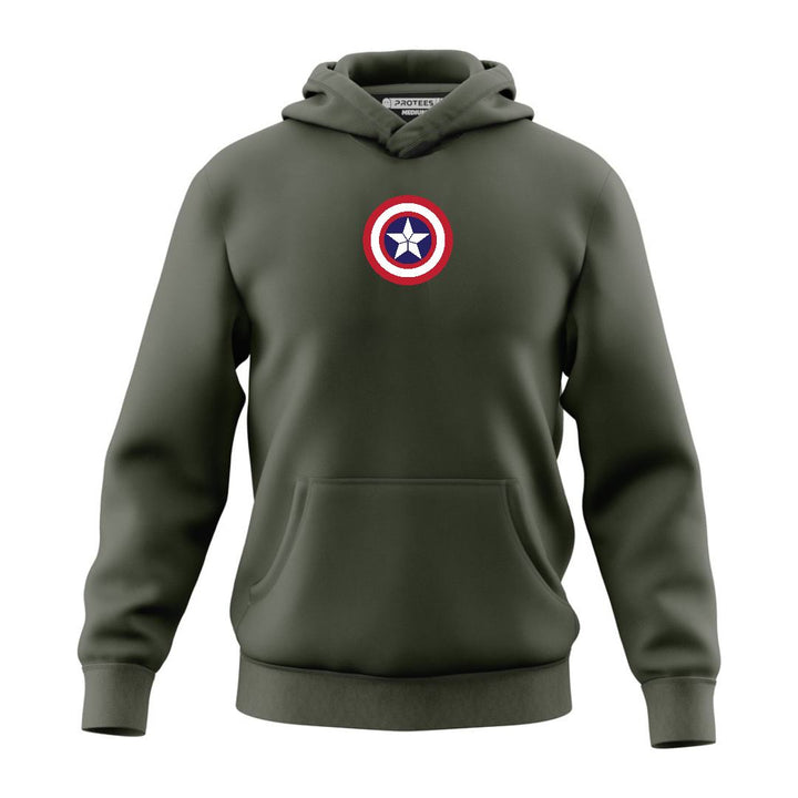 DTF - CAPTAIN AMERICA WITH SHIELD - HOODIE