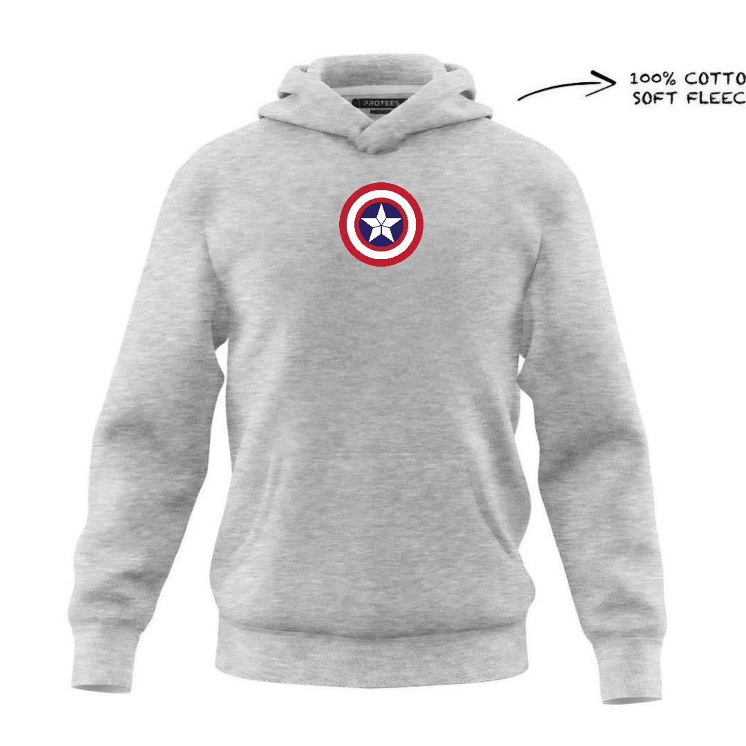 DTF - CAPTAIN AMERICA WITH SHIELD - HOODIE