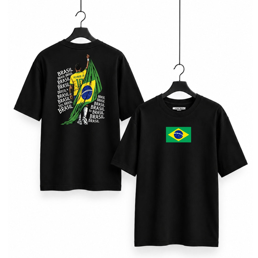FOOTBALL - NEYMAR BRAZIL CELEBRATION COTTON TEE DTF02