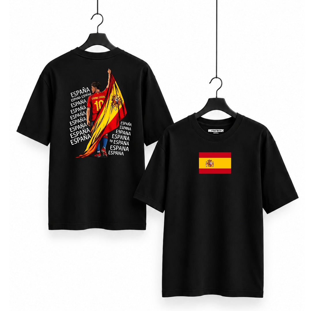 FOOTBALL - YAMAL SPAIN CELEBRATION COTTON TEE DTF04