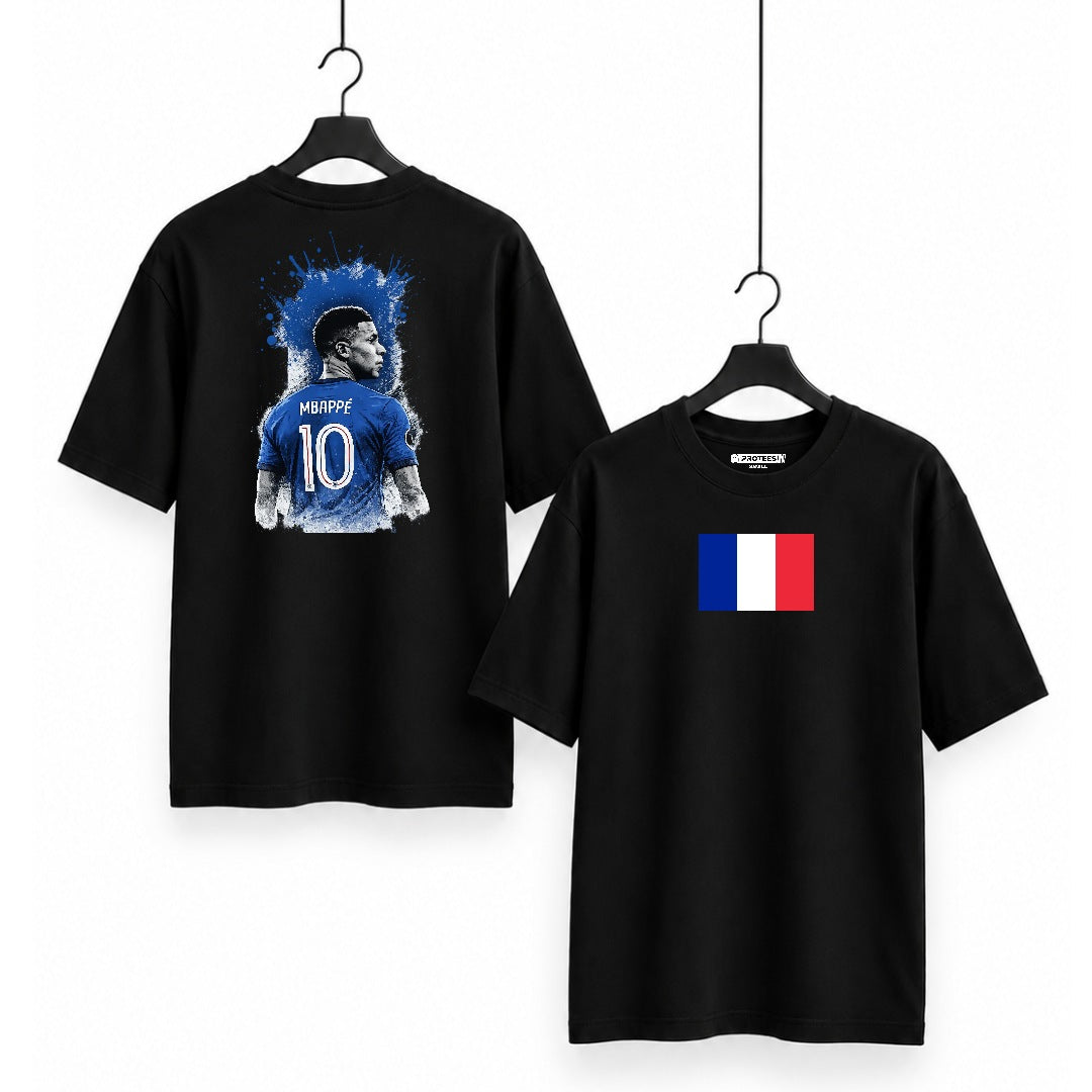 FOOTBALL - MBAPPE FRANCE SIGNATURE COTTON TEE DTF07