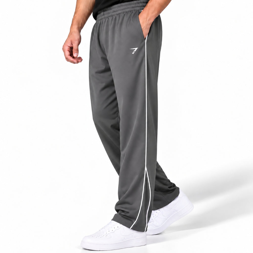 SMOKE SIDE STRIPE LOOSE FIT BOTTOM