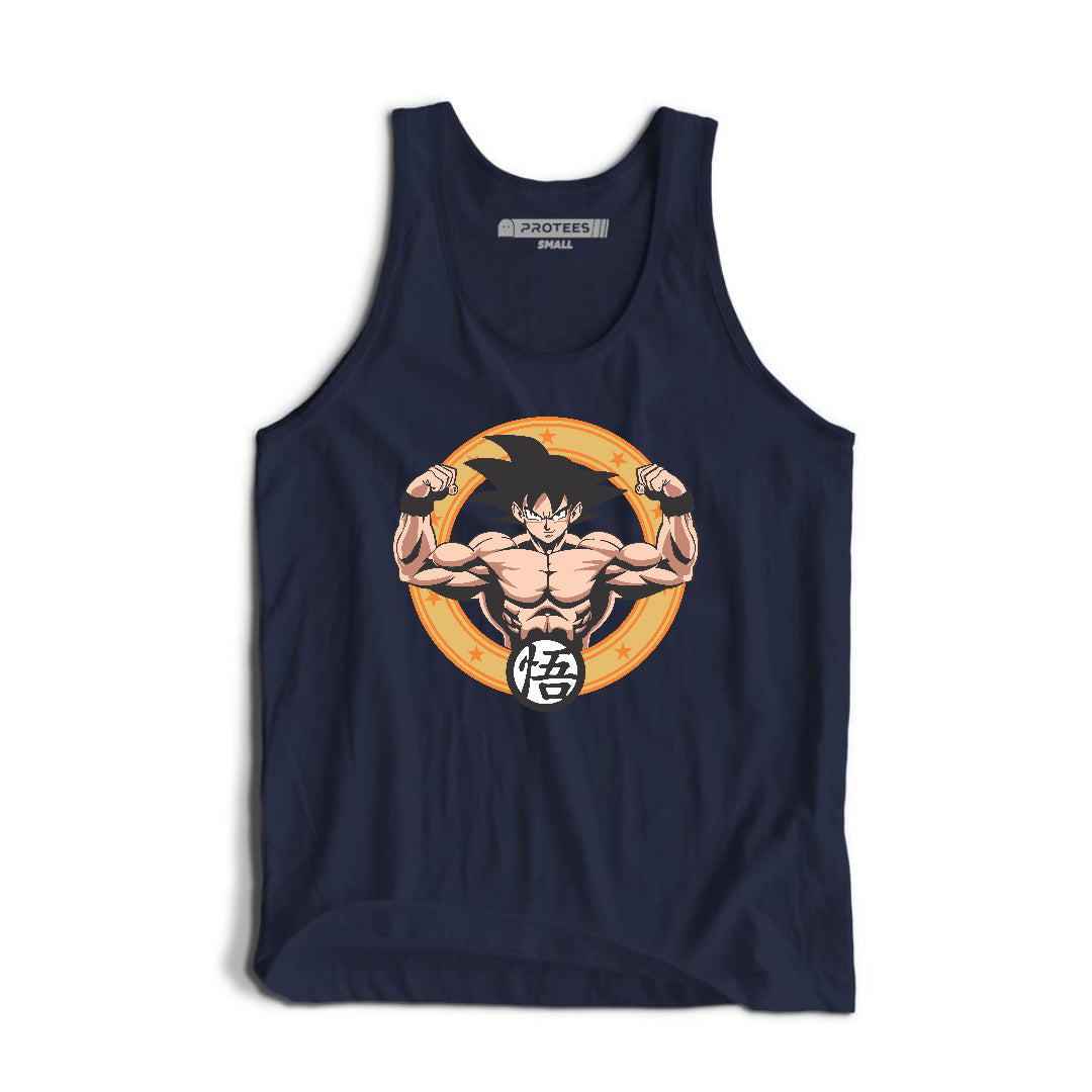 DTF - GOKU BODY BUILDER TANKTOP
