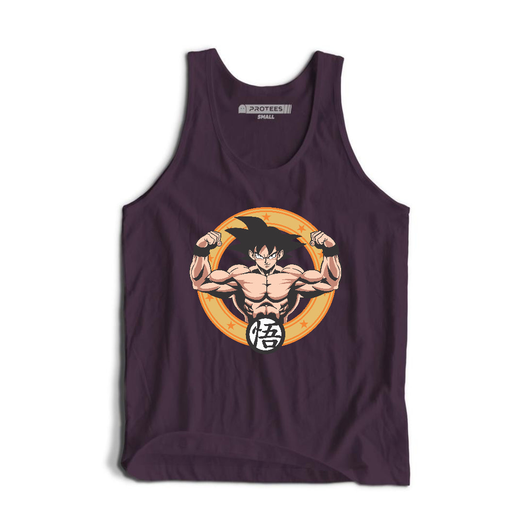 DTF - GOKU BODY BUILDER TANKTOP