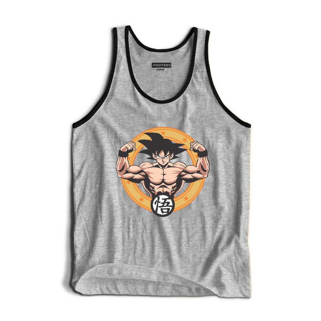 DTF - GOKU BODY BUILDER TANKTOP