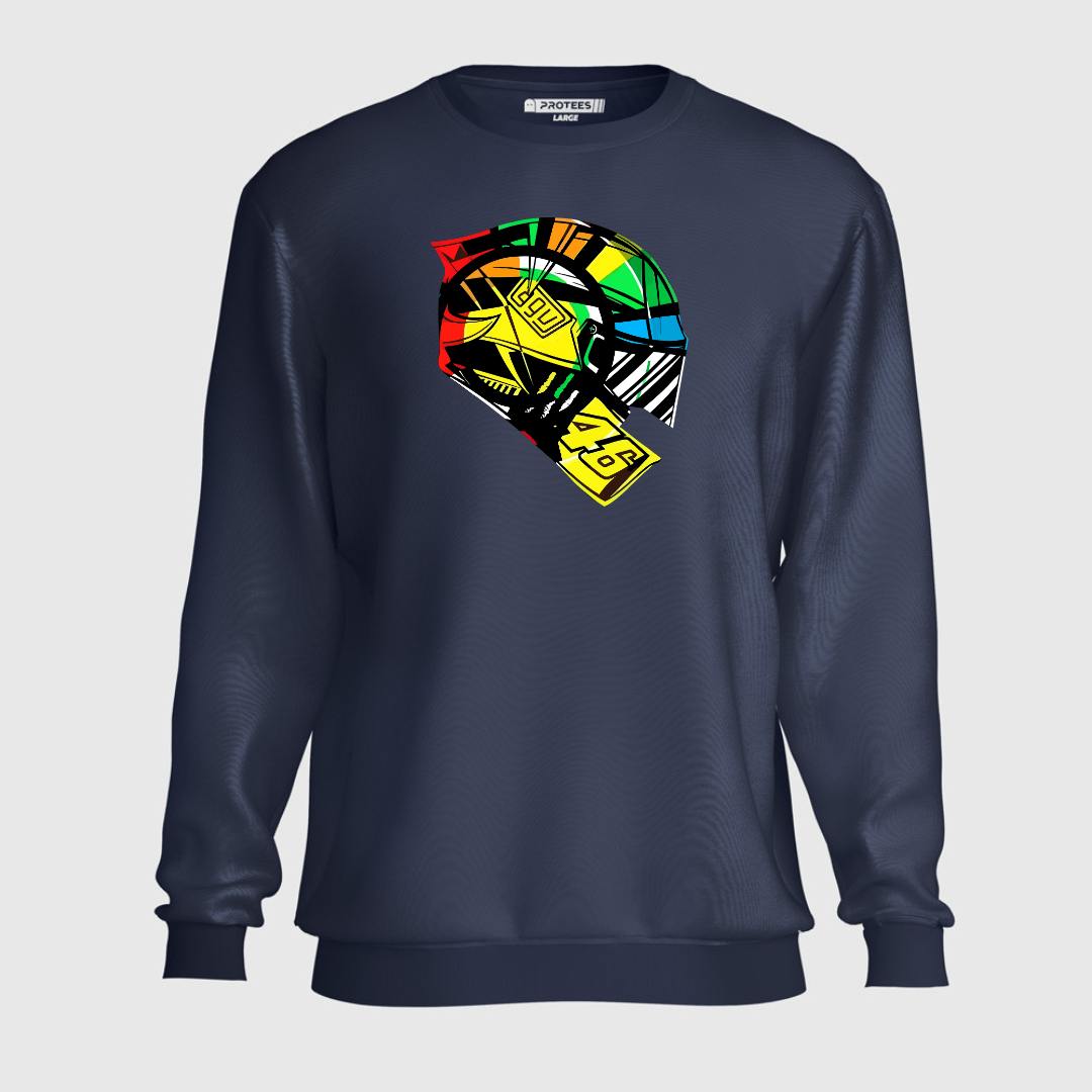 DTF - VALENTINO ROSSI HELMET SWEATSHIRT