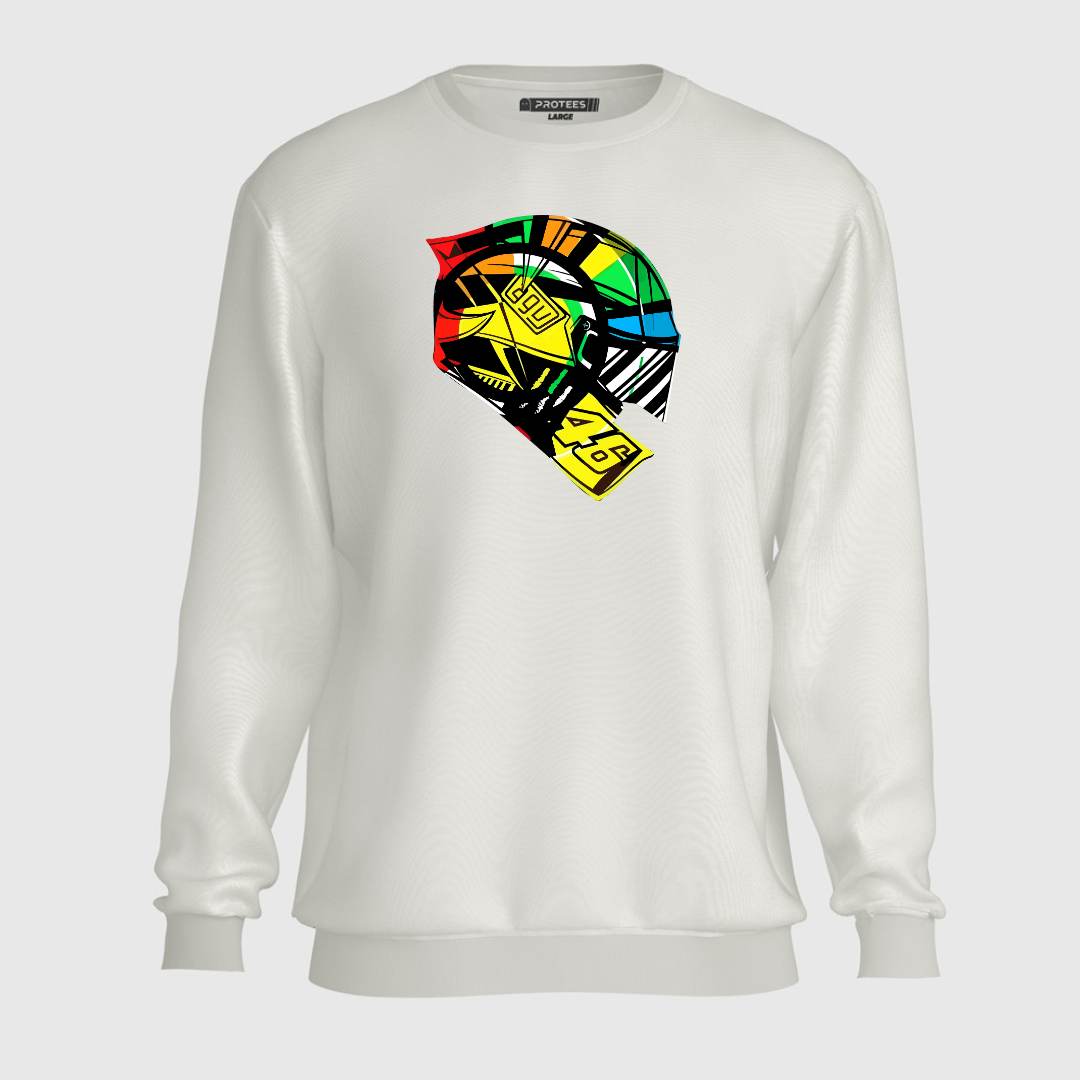 DTF - VALENTINO ROSSI HELMET SWEATSHIRT