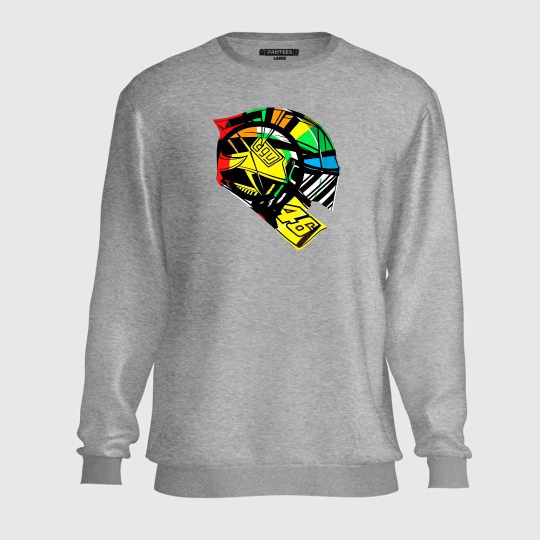 DTF - VALENTINO ROSSI HELMET SWEATSHIRT