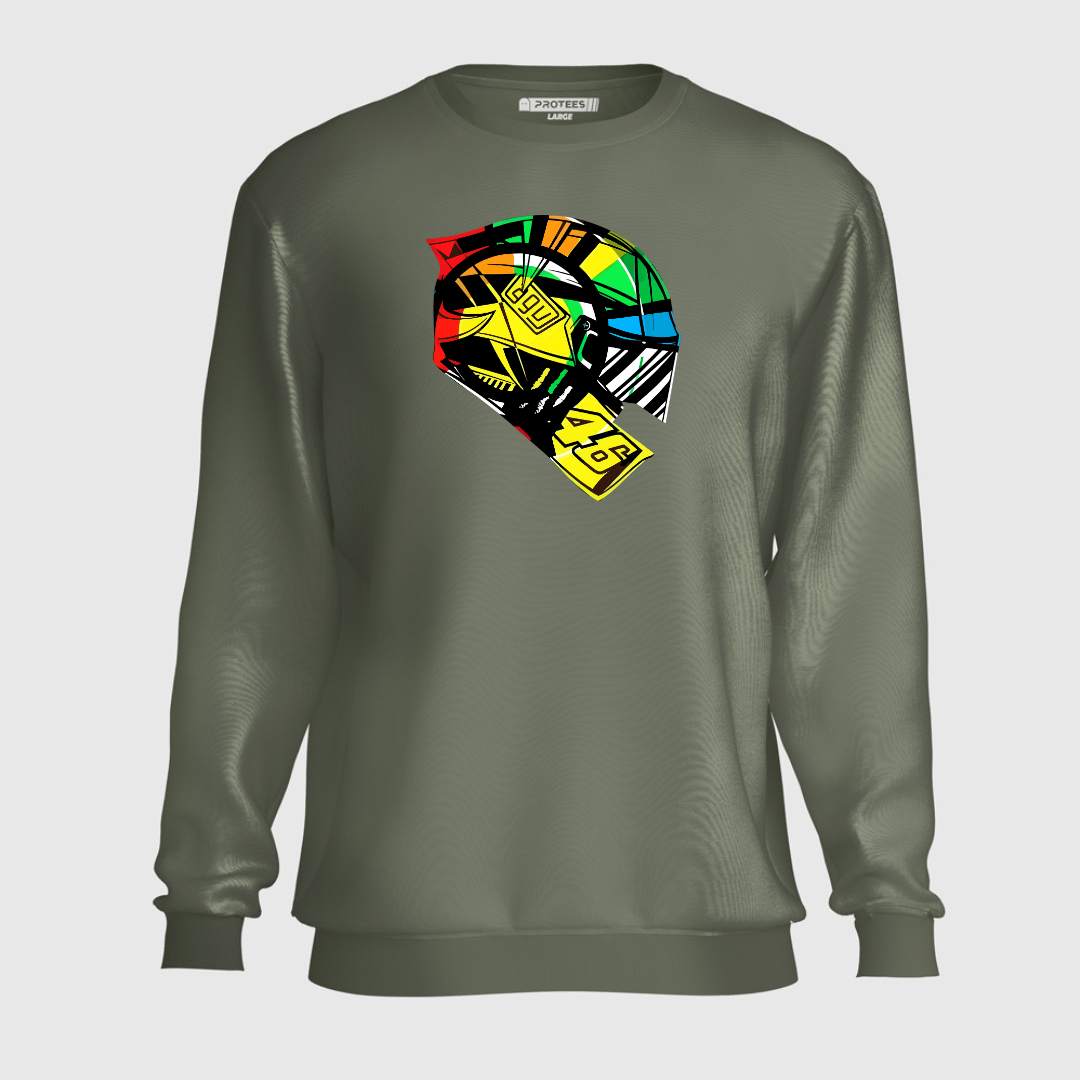 DTF - VALENTINO ROSSI HELMET SWEATSHIRT