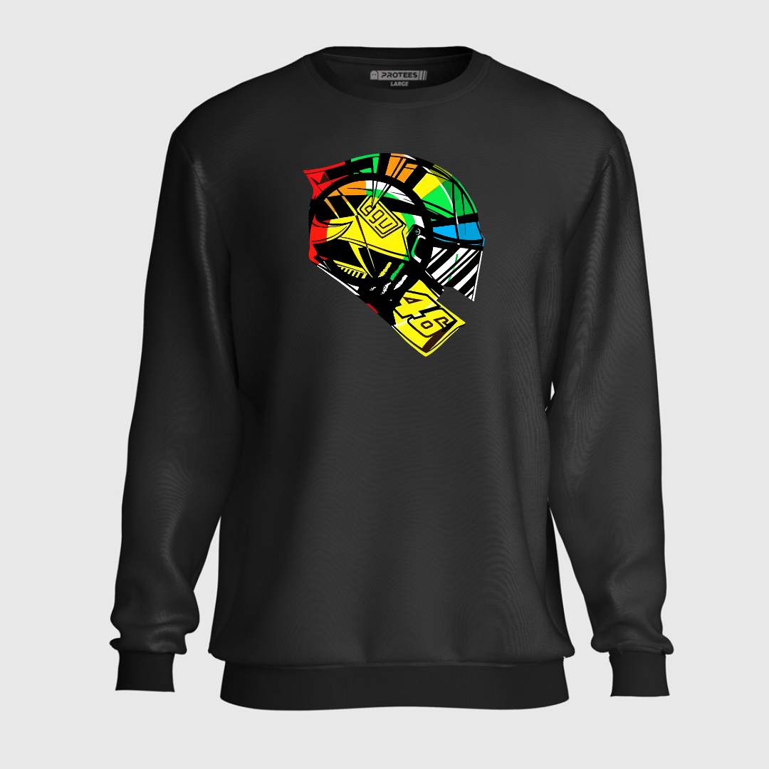 DTF - VALENTINO ROSSI HELMET SWEATSHIRT