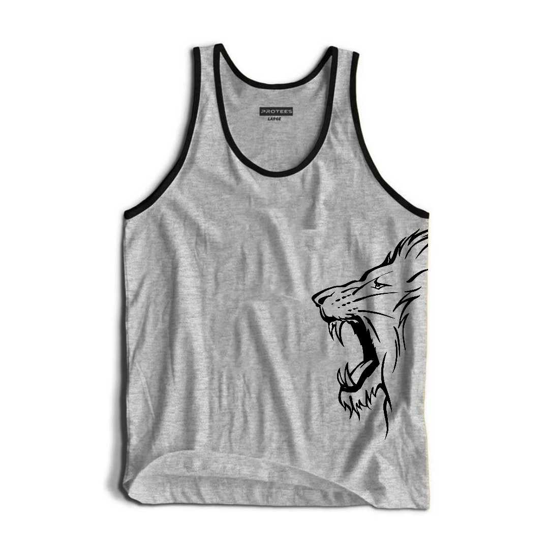 DTF - LION ROARING TANKTOP