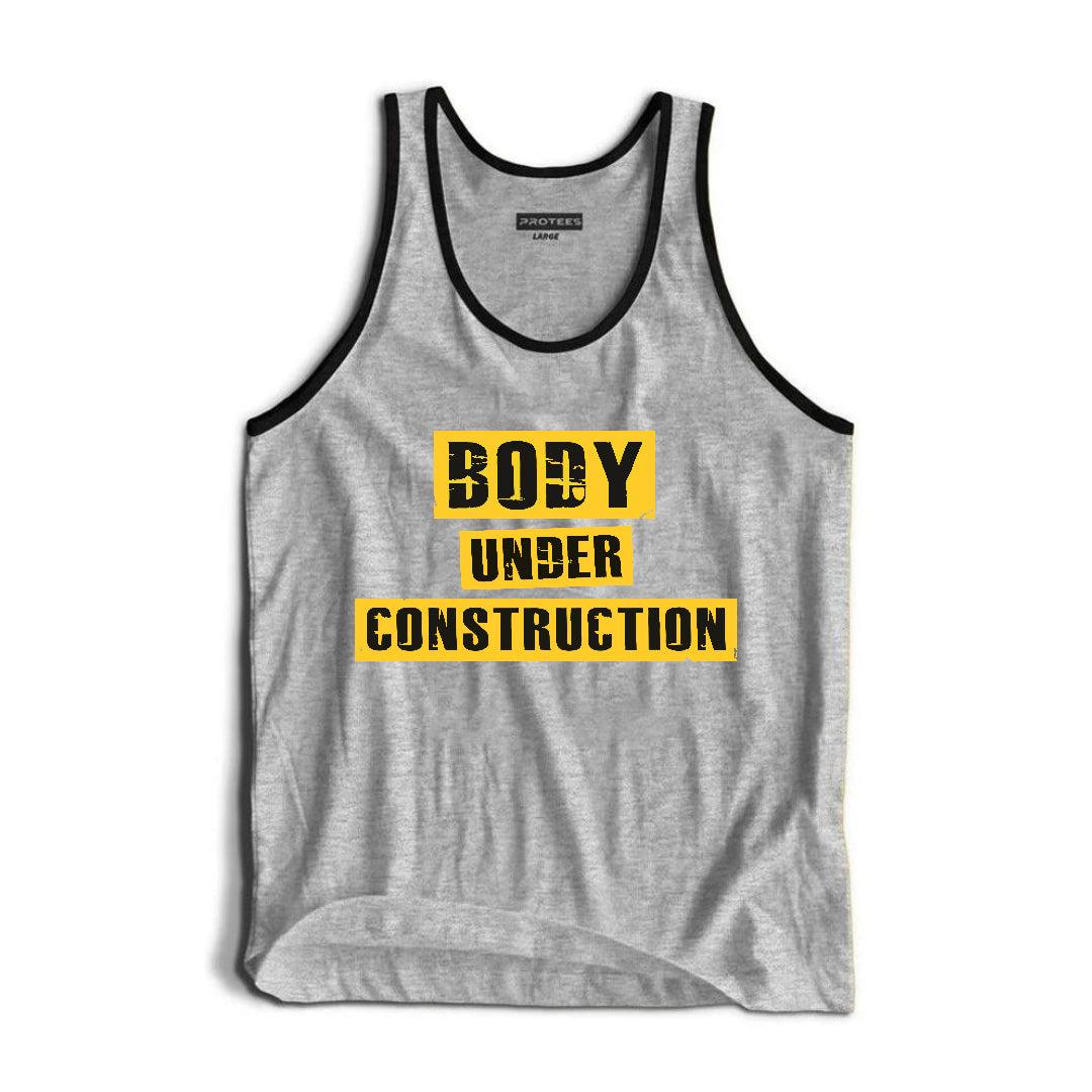 DTF - BODY UNDER CONSTRUCTION TANKTOP