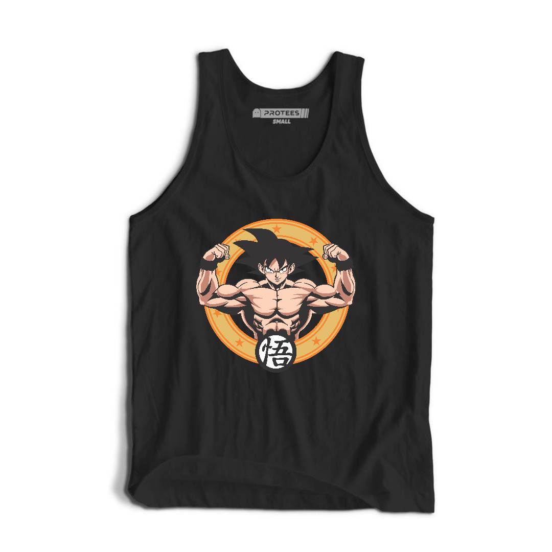 DTF - GOKU BODY BUILDER TANKTOP