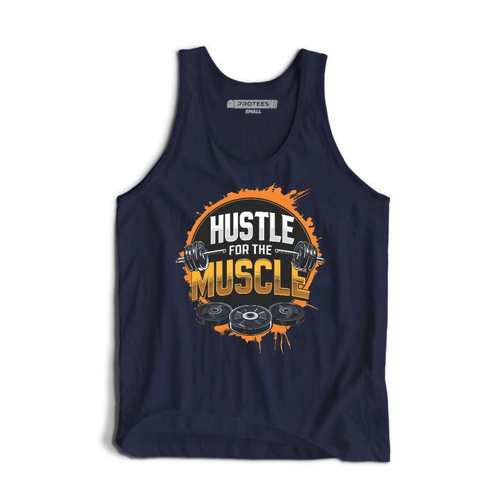 DTF - HUSTLE FOR THE MUSCLE TANKTOP