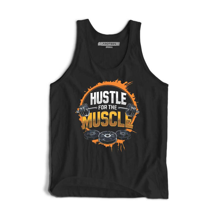 DTF - HUSTLE FOR THE MUSCLE TANKTOP