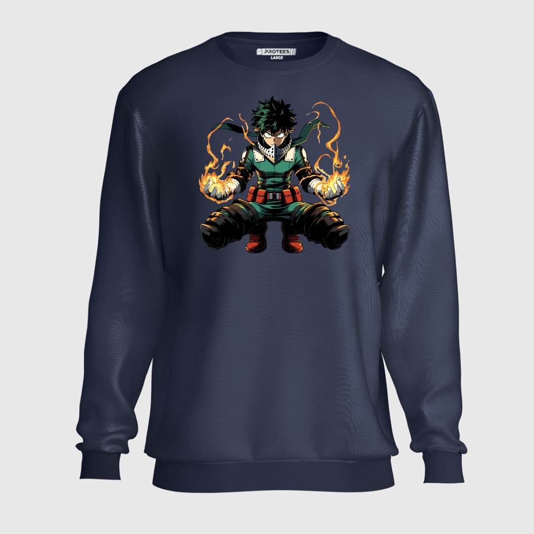 DTF - FIRE IZUKU  SWEATSHIRT