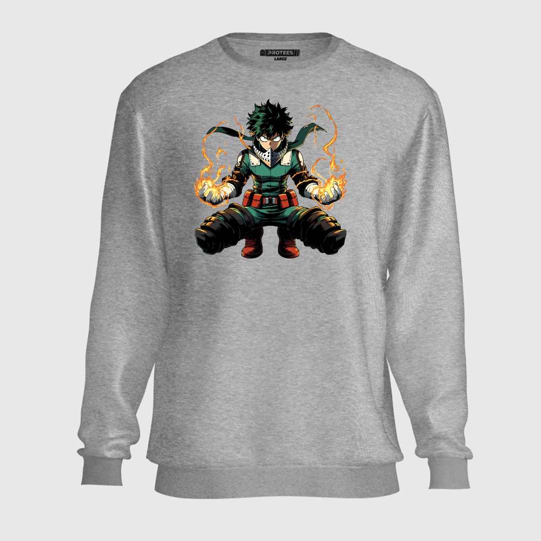 DTF - FIRE IZUKU  SWEATSHIRT