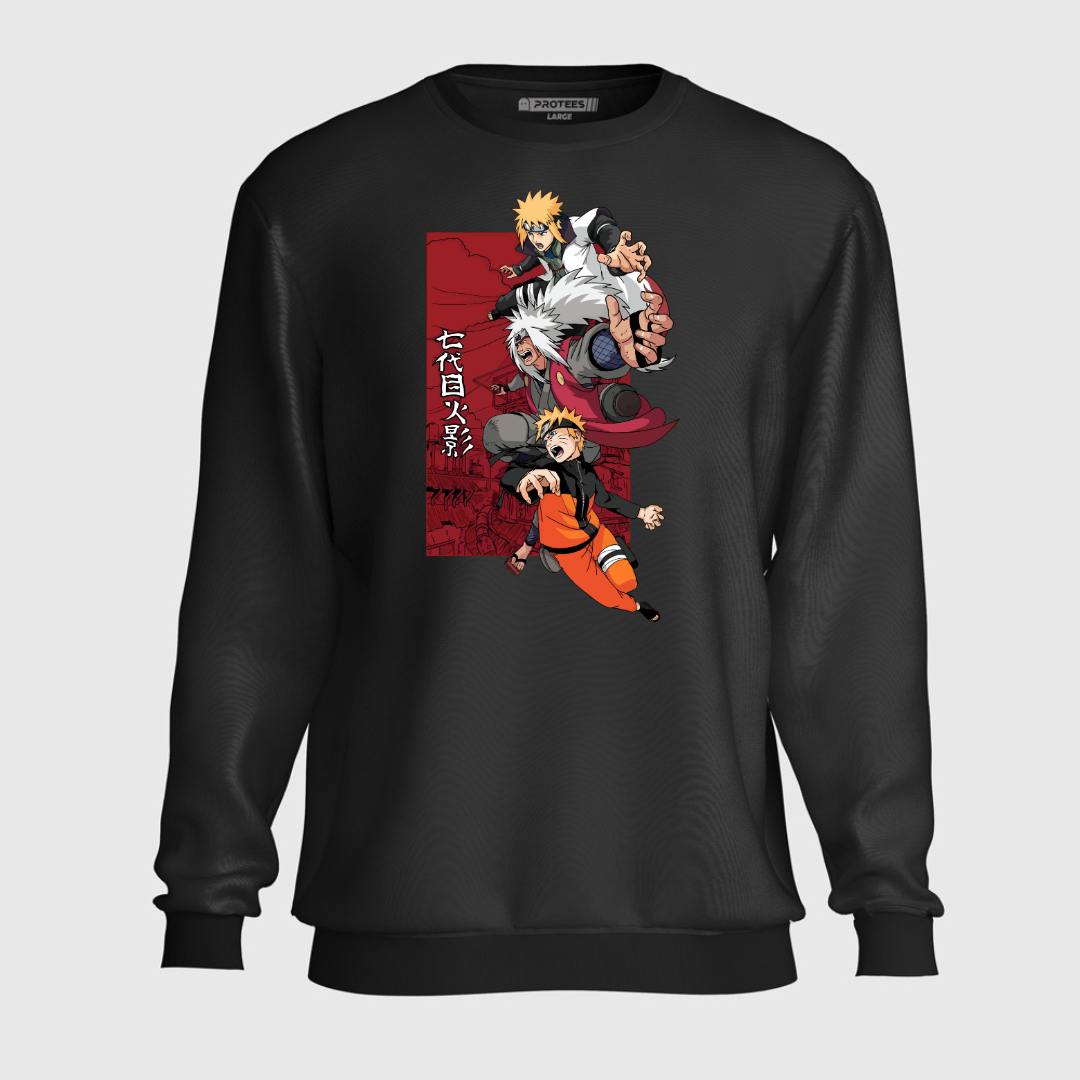 DTF - NARUTO FRIENDS  TEDDY SWEATSHIRT