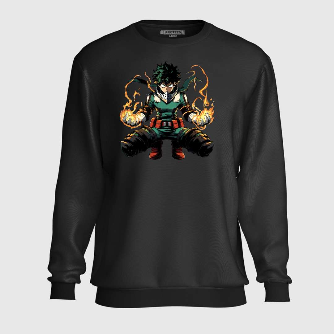 DTF - FIRE IZUKU  SWEATSHIRT