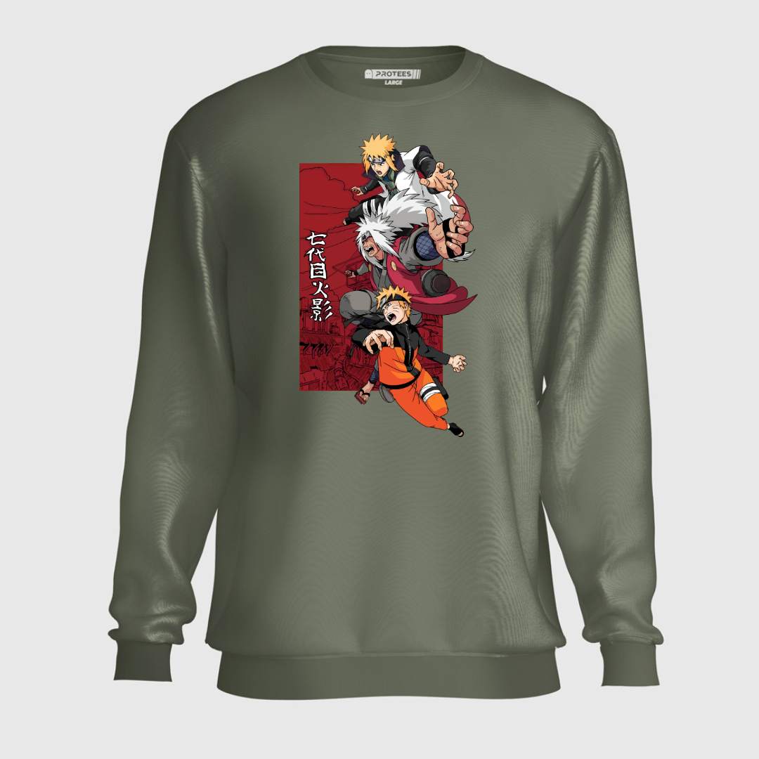 DTF - NARUTO FRIENDS  TEDDY SWEATSHIRT