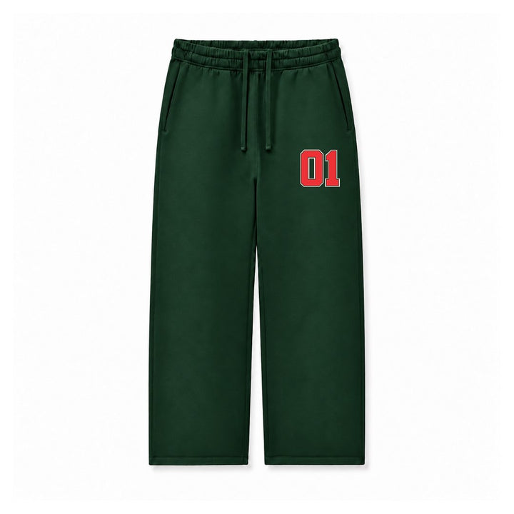 RED 01 VARSITY - DARK GREEN