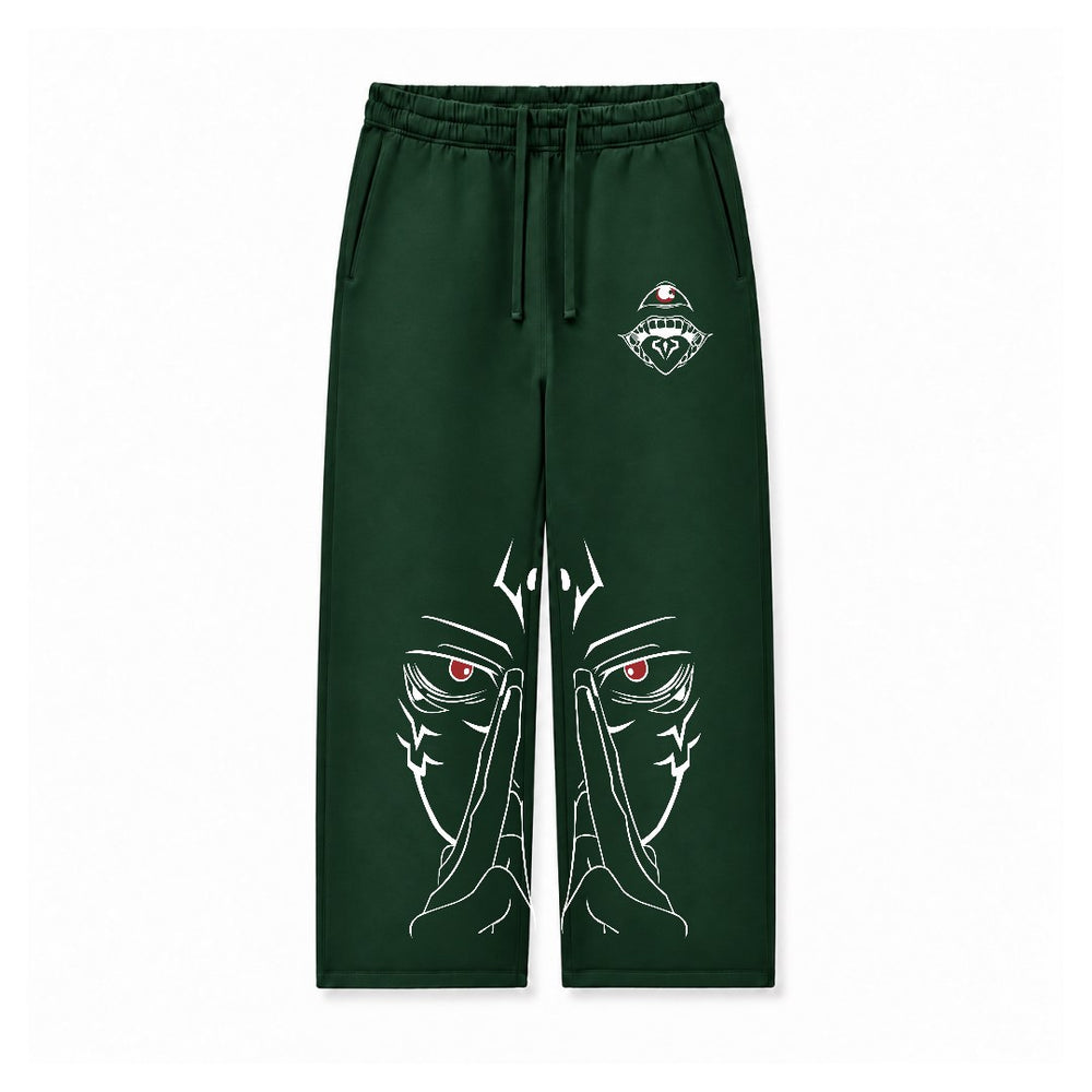 DEMON MASK - DARK GREEN