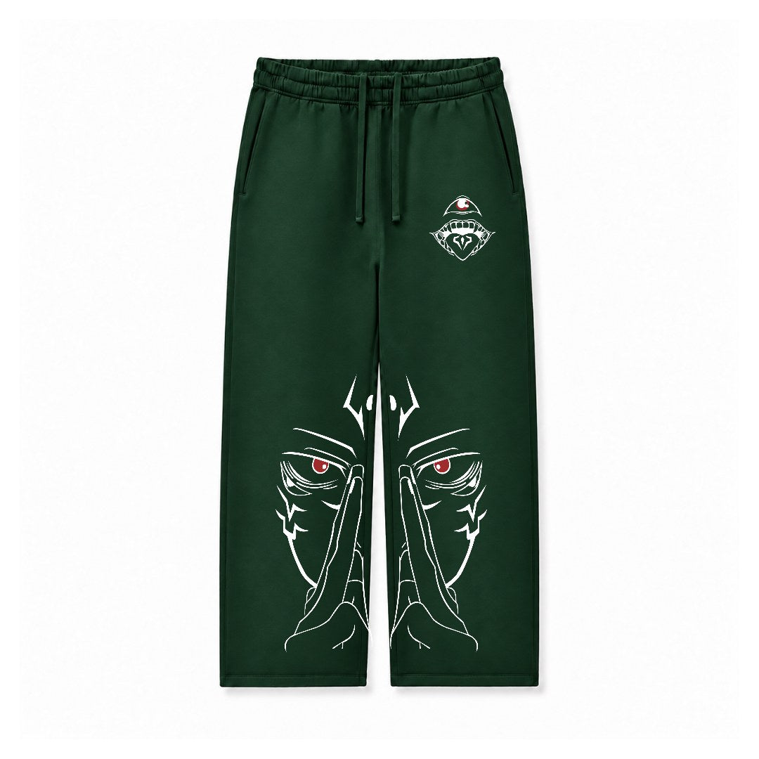 DEMON MASK - DARK GREEN