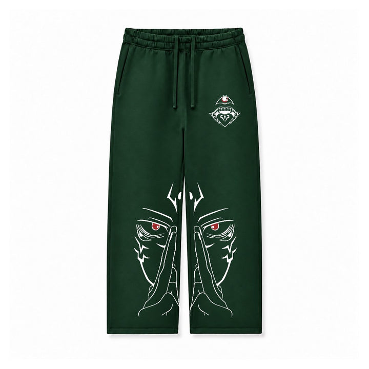 DEMON MASK - DARK GREEN