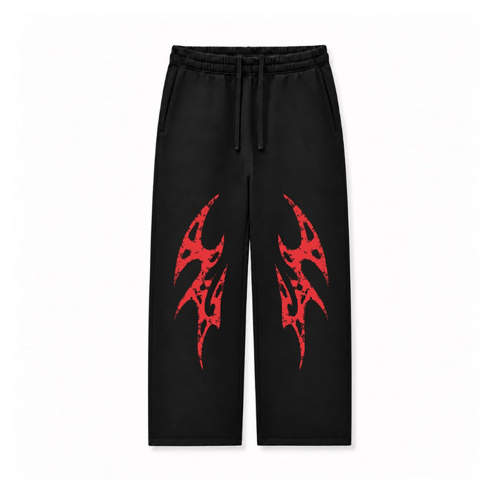 RED TRIBAL CLAW - BLACK