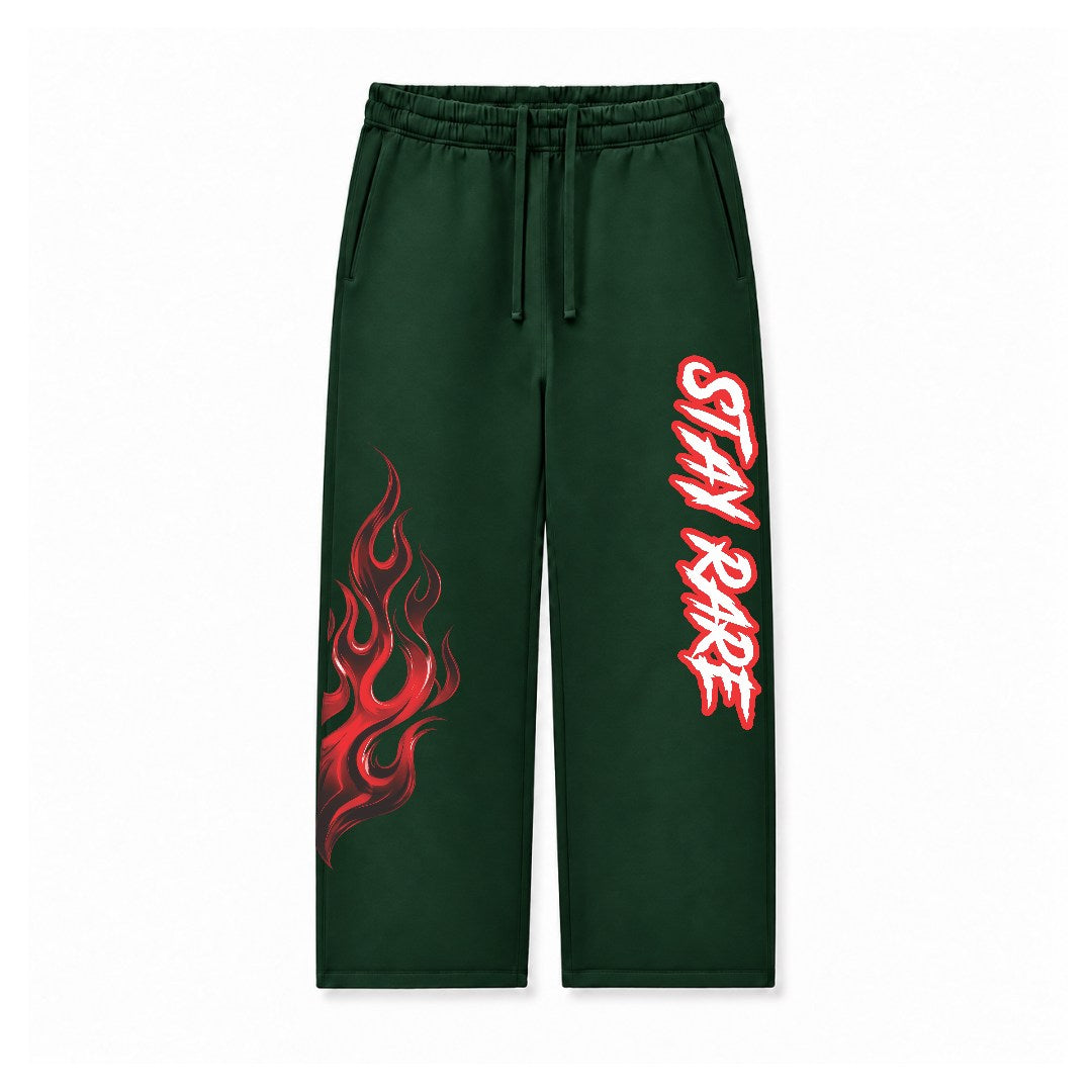 STAY RARE FLAME - DARK GREEN