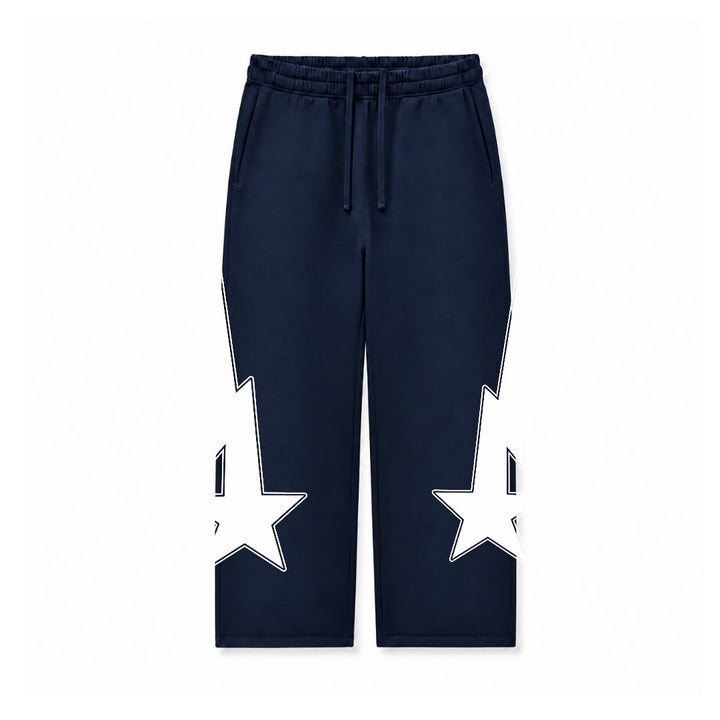 WHITE STAR LIGHTNING - NAVY BLUE