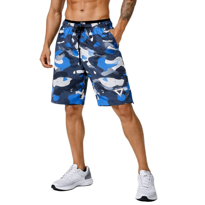 NAVY CAMO PERFORMANCE SHORTS