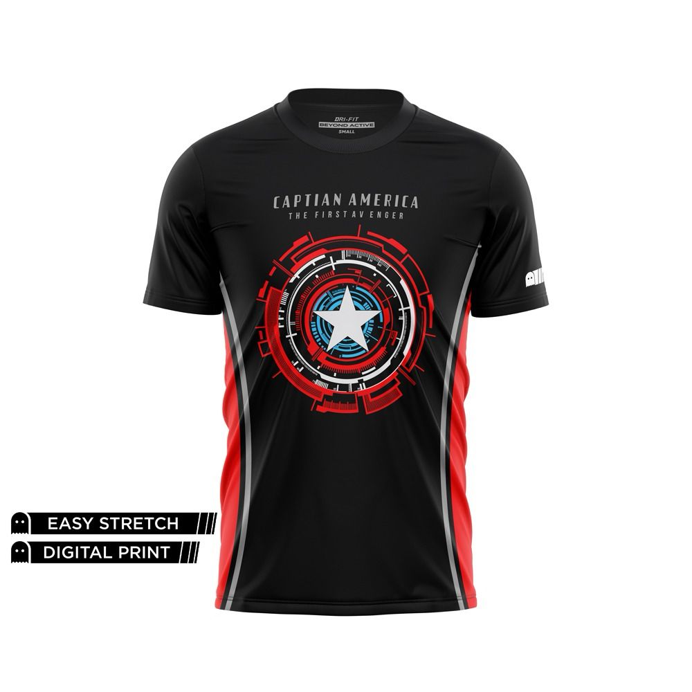 Dri fit 2024 captain america shirt