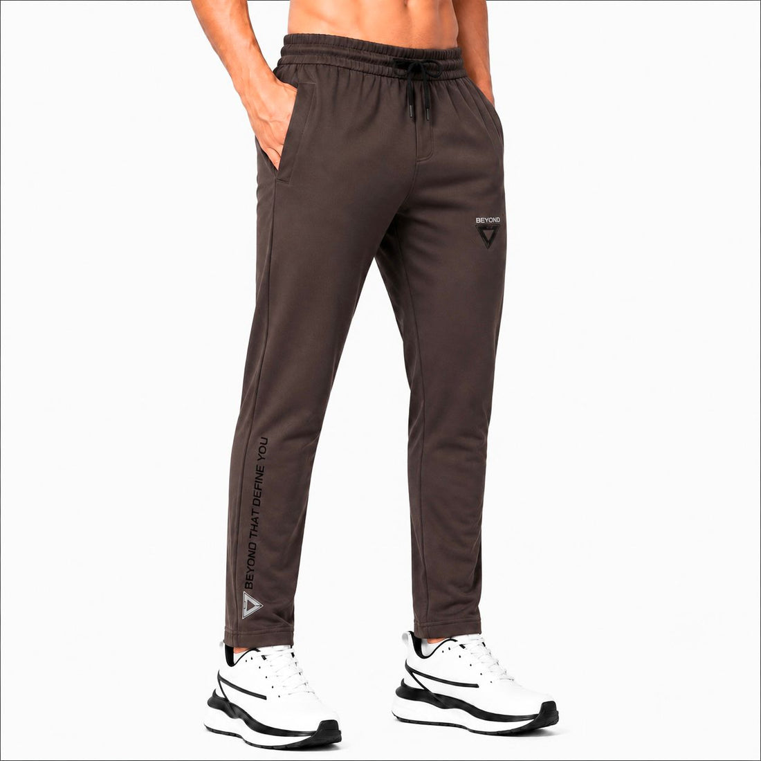 BEYOND - CHOCO BROWN PERFORMANCE TROUSER