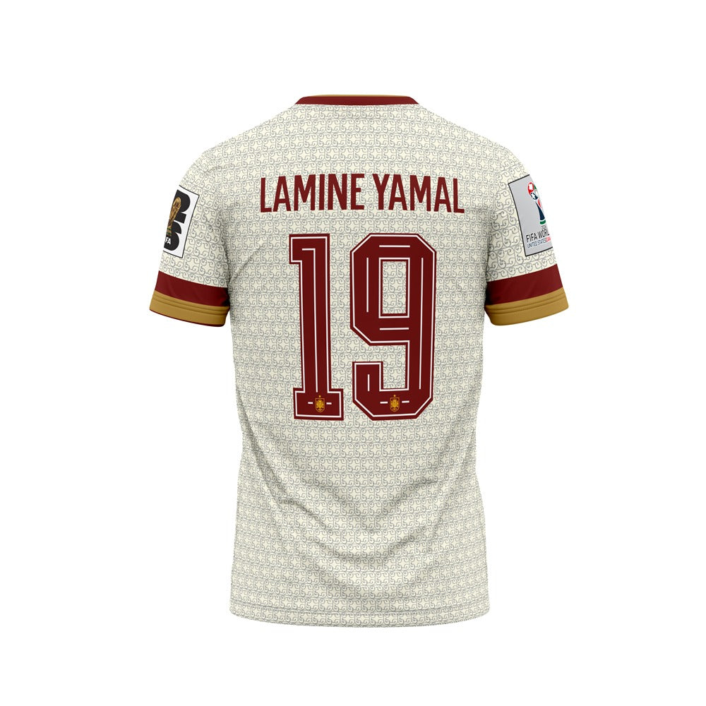 FOOTBALL TEE FIFA/26 - LAMINE YAMAL SPAIN AWAY JERSEY NEWURG